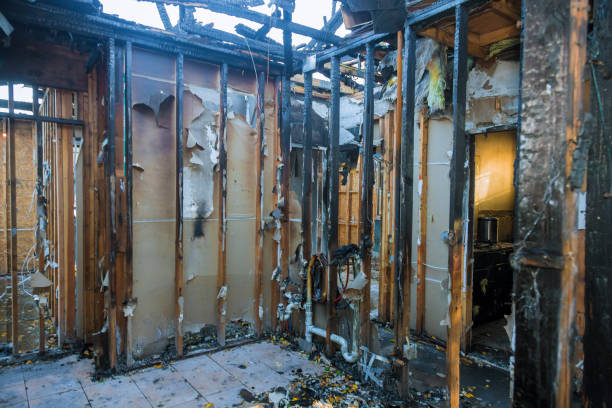 Professional Emergency Fire Cleanup technician working in Sistersville, WV